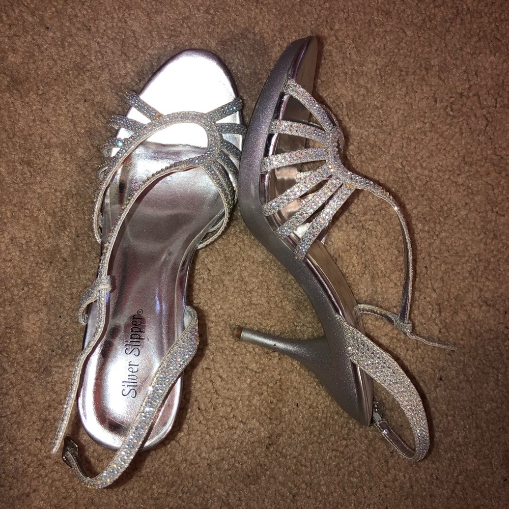 Sparkly high heels
